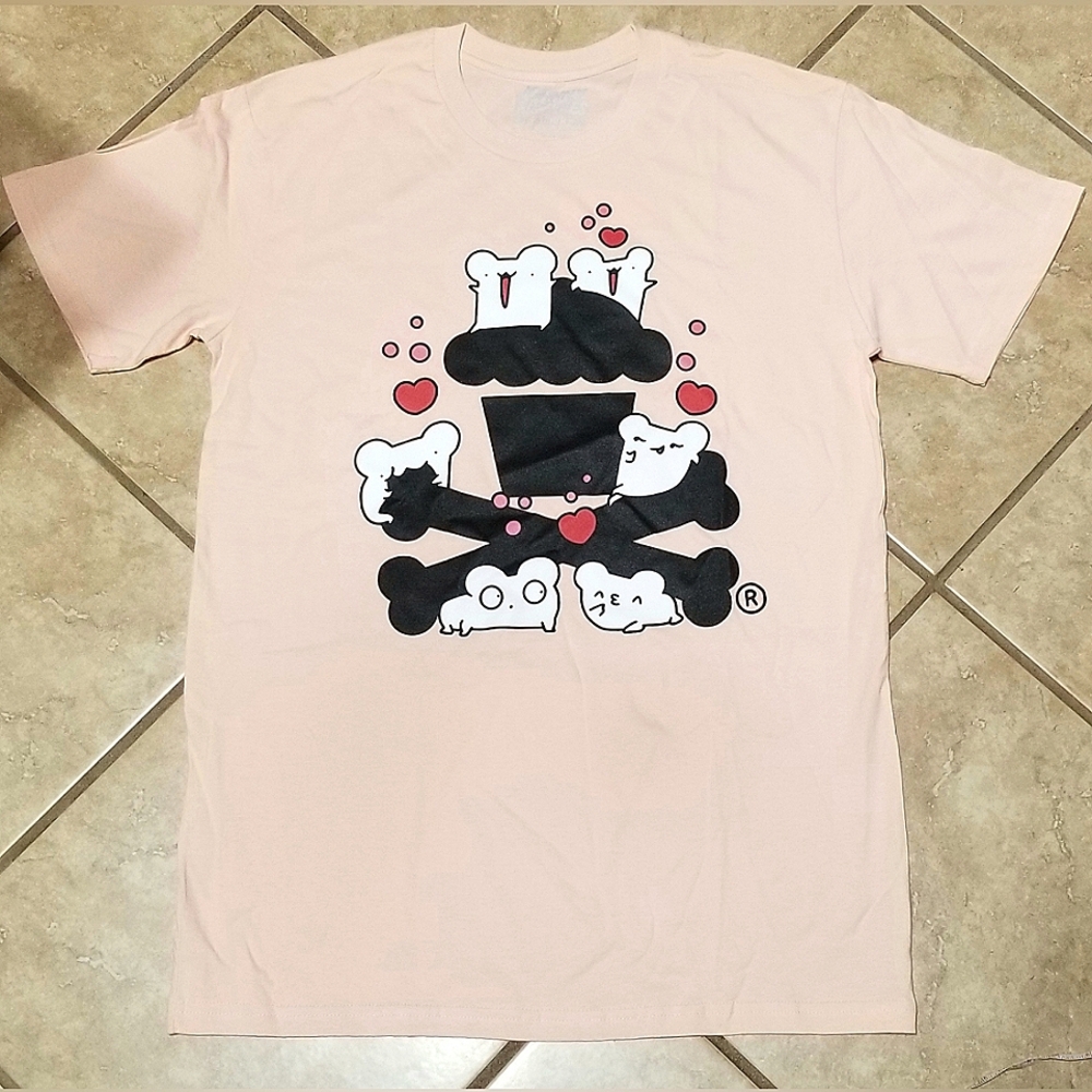 Johnny Cupcakes x KennysGifs Mice Crossbones T-Shirt (Adults Medium)